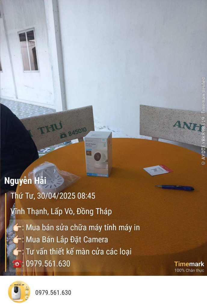 Lắp camera IMOU A32 tại Lấp Vò