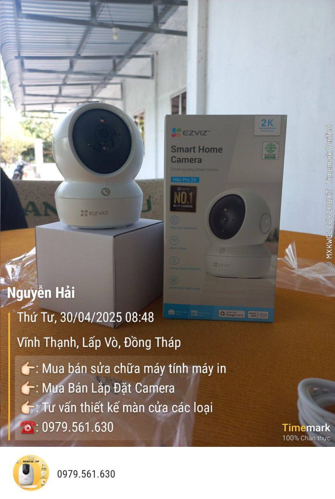 Lắp camera IMOU A32 tại Lấp Vò