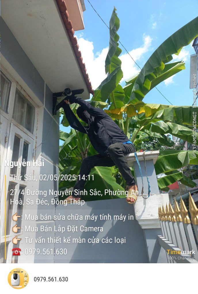 Lắp camera IMOU A32 tại Lấp Vò